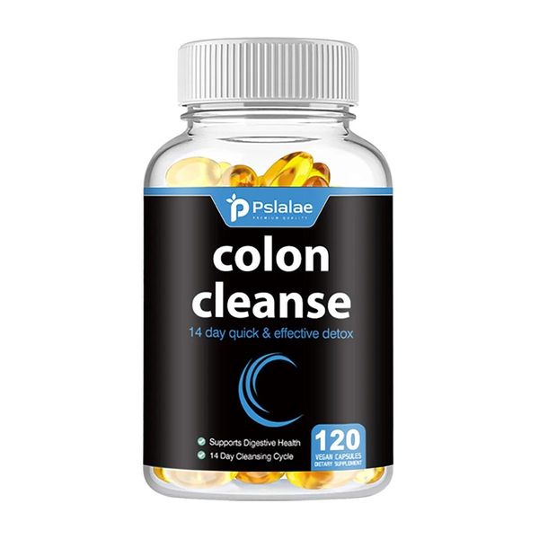 Colon Cleanse (120 Capsule) Integratore Alimentare, Digestione, Salute Dell'apparato Digerente, Energia, Disintossicazione, Pulizia, Disintossicazione, Peso-image