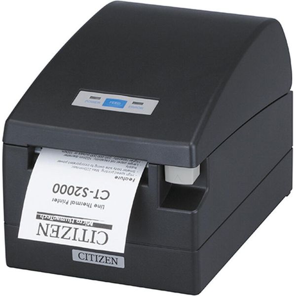 Citizen CT-S2000, Usb, 8 Punti/Mm (203Dpi), Nero Stampante Per Ricevute, Termica Diretta (A Due Colori), 8 Punti/Mm (203Dpi), Larghezza Carta Variabile (58/60/80/82,5Mm), Larghezza Di Stampa (Max.): 80Mm, 220Mm/Sec, Usb, Esc/Pos, Incluso: Alimentatore, Ordinare Separatamente: Cavo Di Interfaccia, Colore: Nero (CTS2000USBBK)-image