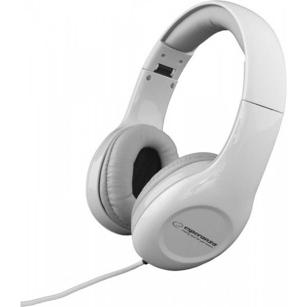 Esperanza EH138W Headphones/Headset Wired Head-Band Music White-image