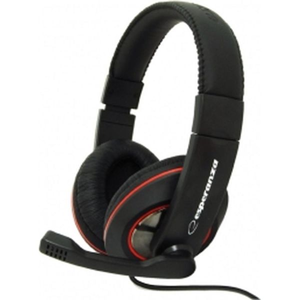 Esperanza EH118 Headphones/Headset Wired Head-Band Calls/Music Black. Ed-image