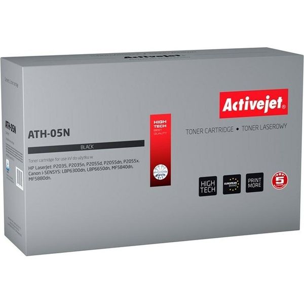 Activejet ATH-05N Toner (Replacement For Hp 05A CE505A Canon CRG-719; Supreme; 3500 Pages; Black)-image