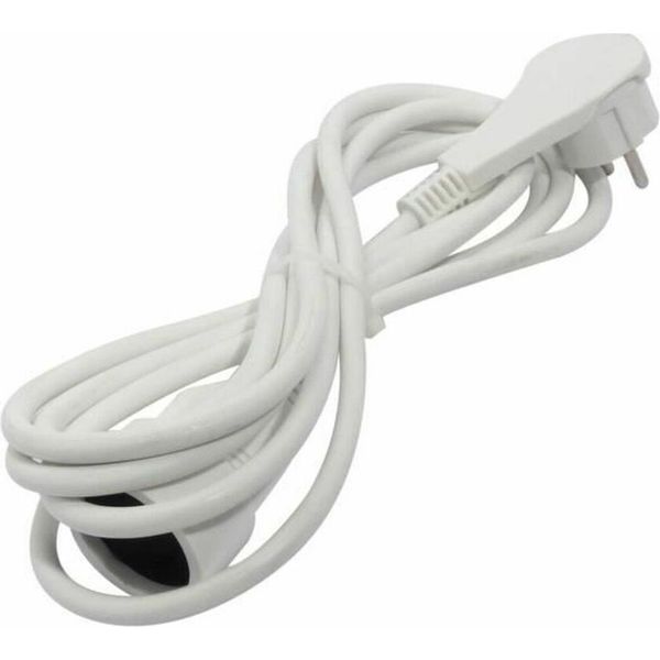 Chacon HO5VVF Extension Cable 3 X 1.5 Mm² - 3 M - With Flat Plug - White-image
