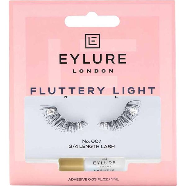 Eylure Set Eylure Naturals Lashes Fluttery Light 3/4 Lunghezza Ciglia Artificiali-image