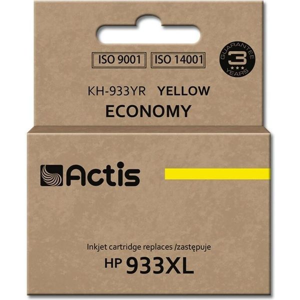 Actis KH-933YR Ink (Replacement For Hp 933XL CN056AE; Standard; 13 Ml; Yellow)-image