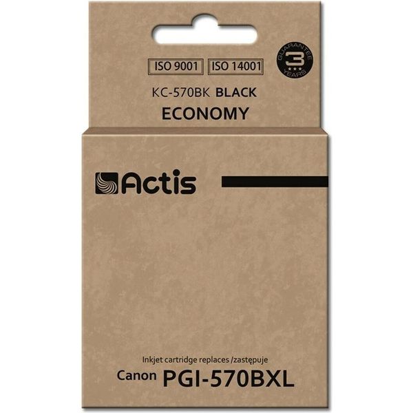 Actis Kc-570Bk Ink (Replacement For Canon Pgi-570Bk; Standard; 22 Ml; Black)-image