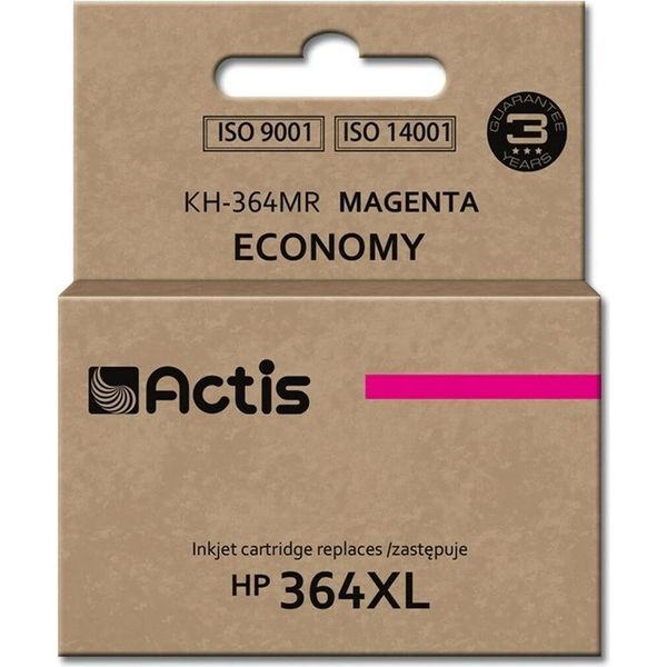 Actis KH-364MR Ink (Replacement For Hp 364XL CB324EE; Standard; 12 Ml; Magenta)-image