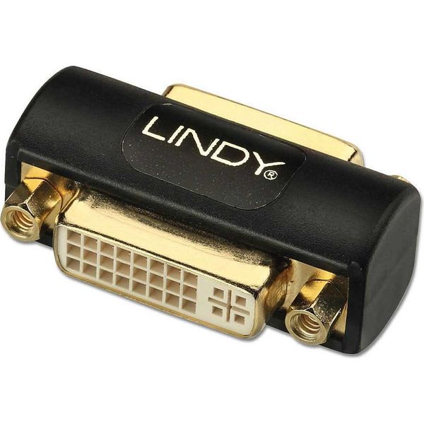 Lindy 41233 Adattatore Per Inversione Del Genere Dei Cavi Dvi Nero-image