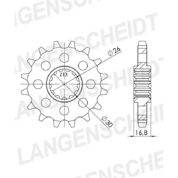 Pignone Supersprox 530 17T-image