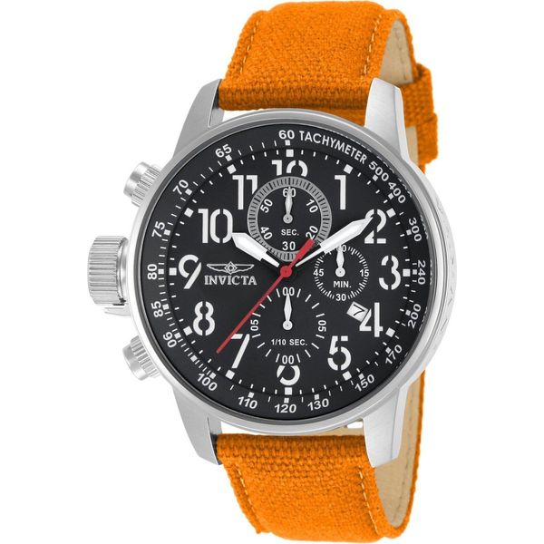 Invicta I-Force 11520 Orologio Da Uomo - Impermeabile - Analogico - Movimento Quarzo - Acciaio Inossidabile Con Quadrante Nero - 46Mm-image