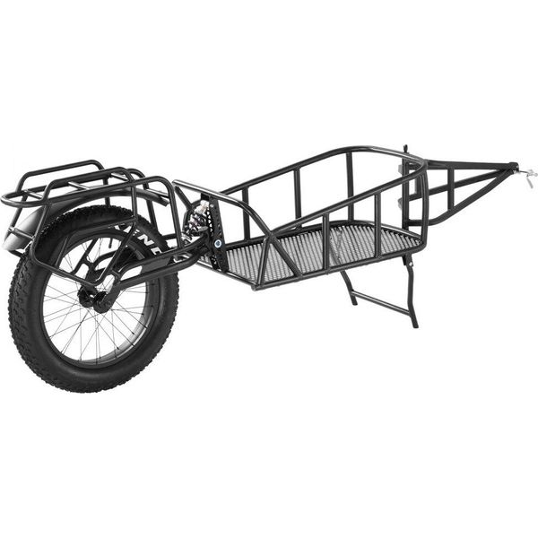 Rimorchio Per Biciclette - Capacità Di Carico Di 32 Kg - Aggancio Universale Con Fissaggio Rapido - Ruote Da 50,8 Cm - Adatto Alla Maggior Parte Delle Biciclette - Robusto Telaio Acciaio Al Carbonio-image