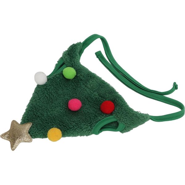Cappello Di Natale Per Animali Domestici Accessori Natalizi Colorati Copricapo Regolabile Per Animali Domestici Copricapo Carino Per Cani E Gatti Verde Piccolo-image