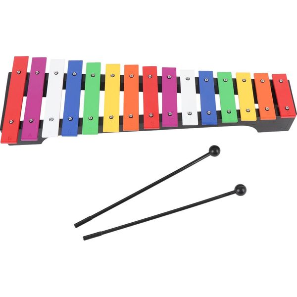 15 Note Xilofono Di Legno Con 2 Mallet Tasti Colorati Glockenspiel Xilofono Strumento A Percussione Per Principianti Regalo Di Natale Regalo Di Compleanno Strumenti Musicali-image