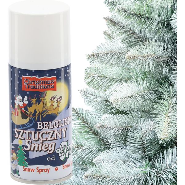Neve Artificiale Spray Belga 150Ml Neve Artificiale Spray Per Finestre Neve Decorativa-image