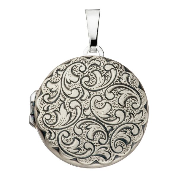 MedallionanhäNger Jobo "AnhäNger Medaillon Rund", Silber (Silber 925), SchmuckanhäNger, Damen, Silber 925 (Sterlingsilber), 925 Silber-image