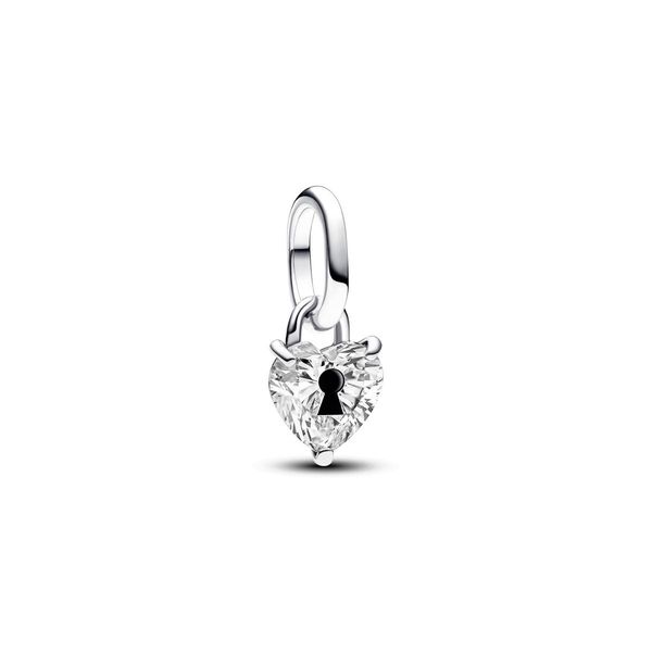 Pandora Me Ciondolo A Forma Di Cuore Con Buco Della Serratura 793086C01 Ciondolo-image