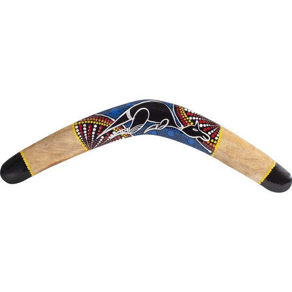 Boomerang 50 Cm Con Motivo Canguro - Design Australiano-image