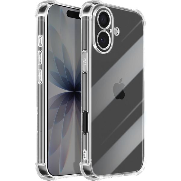 Mayaxess, Custodia In Silicone Per Iphone 17 Con Angoli Rinforzati, Trasparente-image