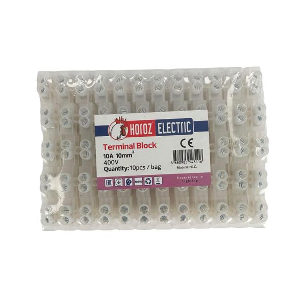 Horoz Ltf Morsettiera 12 Pin 10 Mm² Set Di 10 Pezzi-image