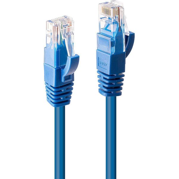 Lindy 48018 Cat6 U/Utp Kabel, Blau, 2.00M-image