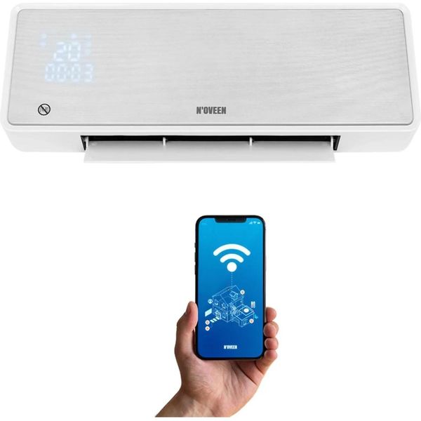 Noveen Hc3299 Led Heating Curtain + Tuya Wifi Smart Remote Control-image