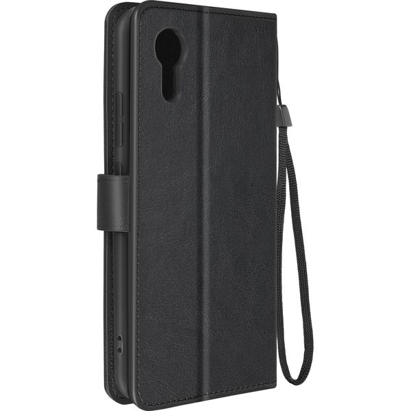Avizar, Samsung Galaxy Xcover 7 Cover Portafoglio Vintage Con Funzione Stand, Nero-image