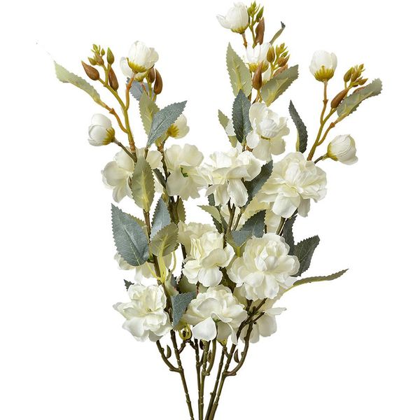 Fiore Artificiale Clayre & Eef 51 Cm Plastica Bianca-image
