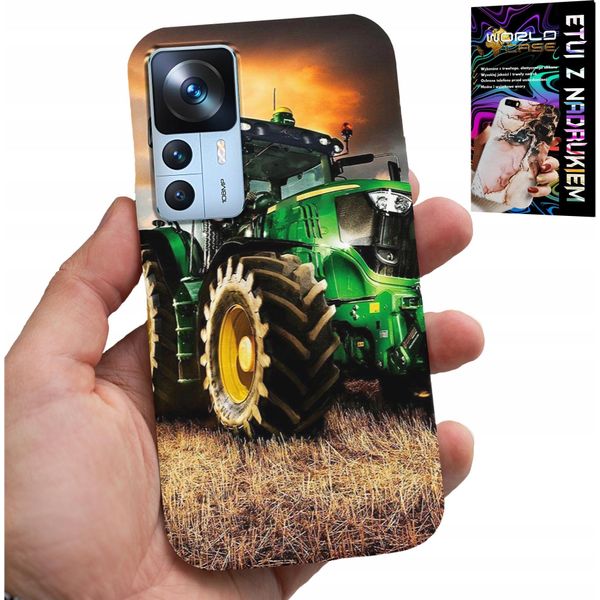 Custodia Per Xiaomi 12T / 12T Pro - Trattore Agricolo + Vetro-image