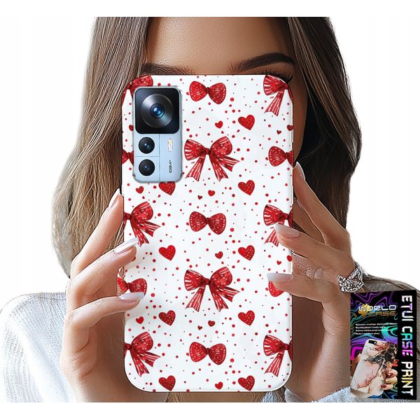 Custodia Per Xiaomi 12T / 12T Pro - Nastro Rosso Modelli Alla Moda-image
