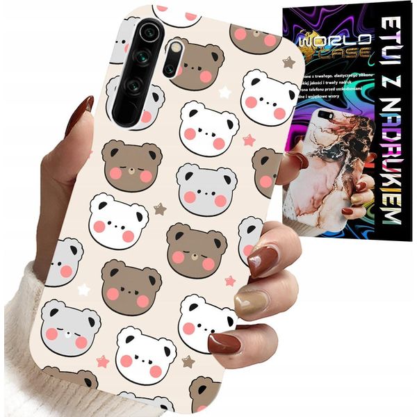 Custodia Per Xiaomi Note 8 - Modelli Di Orsacchiotti Per Bambini + Foil-image