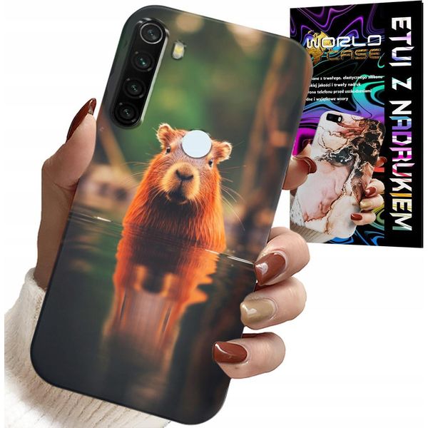 Custodia Per Xiaomi Note 8T - Sweet Capybara, Capybara, Design Multipli-image