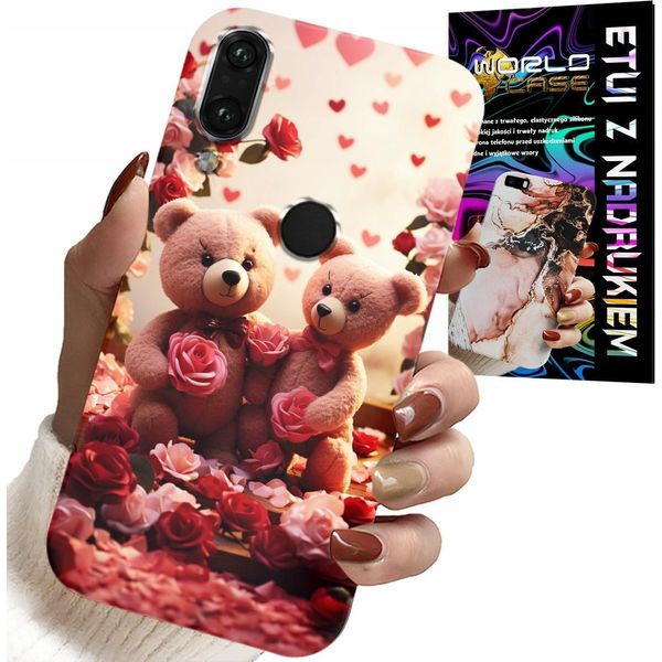 Custodia Per Xiaomi Note 7 - Orsacchiotti, Ti Amo, Cuori Molti Designs Case-image