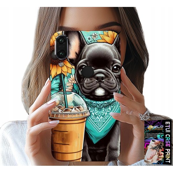 Custodia Per Xiaomi Note 7 - Bulldog Coffi Love, Girasoli, Custodia Psi-image