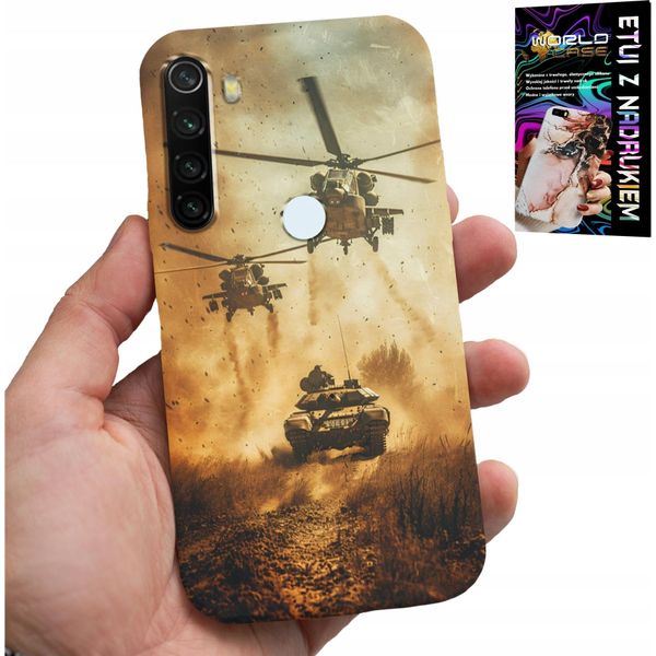 Custodia Per Xiaomi Note 8T - Caso Di Elicottero Militare Serbatoio Militare-image