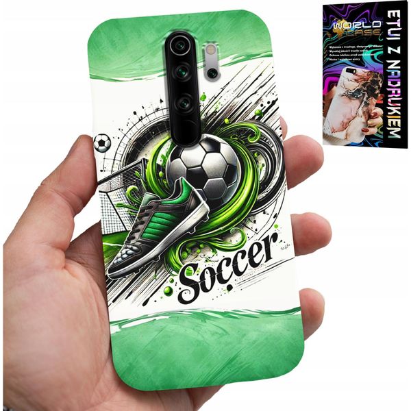 Custodia Per Xiaomi Note 8 Pro - Calcio, Custodia Da Calcio + Vetro-image