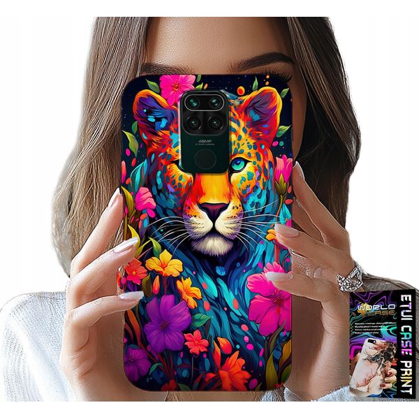 Custodia Per Xiaomi Note 9 - Modelli Floreali Tiger Tiger + Foil-image