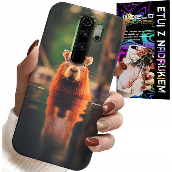 Custodia Per Xiaomi Redmi 9 - Sweet Capybara, Capybara, Design Multipli-image