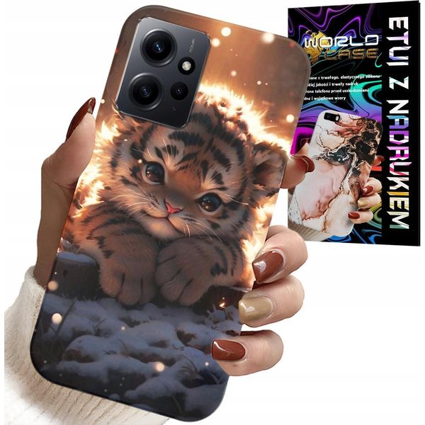 Custodia Per Xiaomi Note 12 4G - Custodia Stampata Con Una Tigre Carina-image