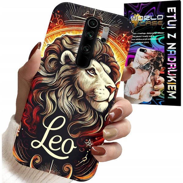 Custodia Per Xiaomi Redmi 9 - Leone, Segno Zodiacale Astronomico, Custodia + Vetro-image