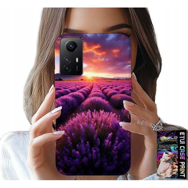 Custodia Per Xiaomi Note 12S 4G - Campo Di Lavanda, Bellissimi Paesaggi, Motivi-image