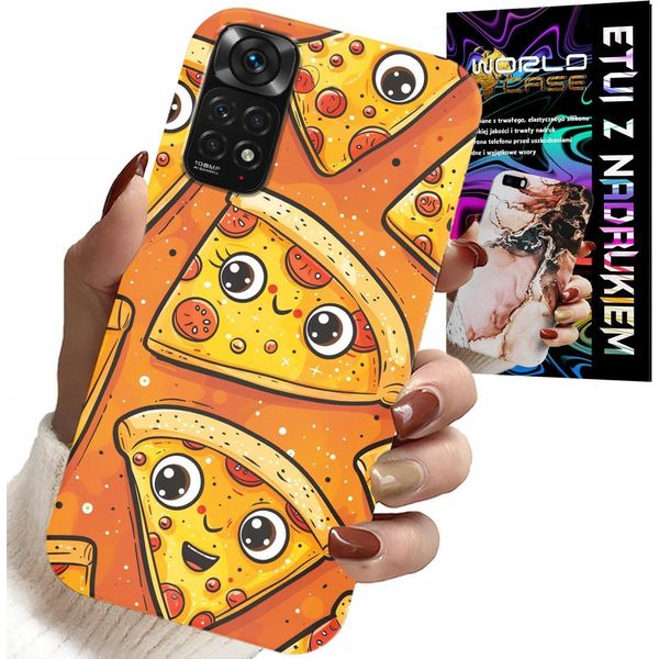 Pouzdro Pro Xiaomi Note 11 / 11S - Dolce Sorridente Pizze Caso + Sklo-image