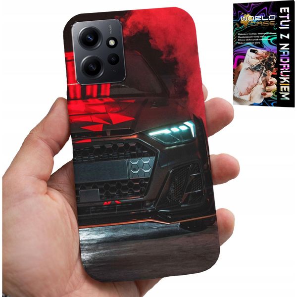 Custodia Per Xiaomi Note 12 4G - Auto Sportive, Ventaglio Auto + Vetro-image