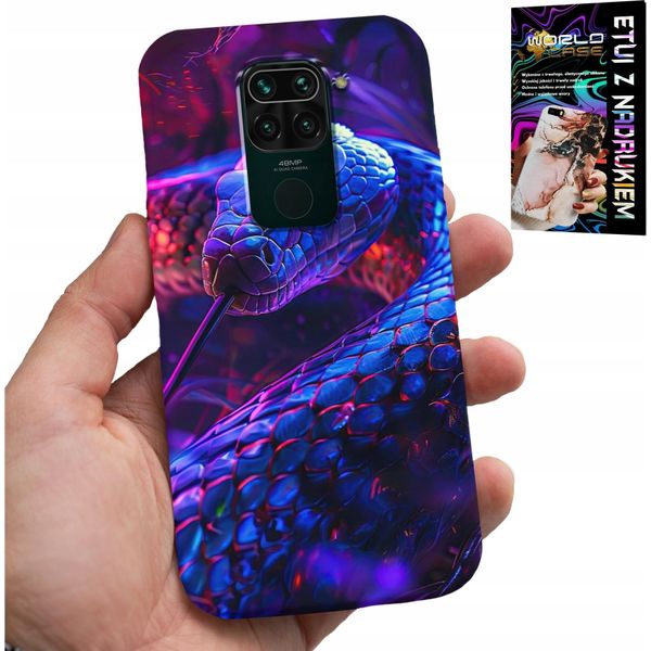 Custodia Per Xiaomi Note 9 - Serpente Cobra Serpente A Sonagli Custodia Rettile + Foil-image