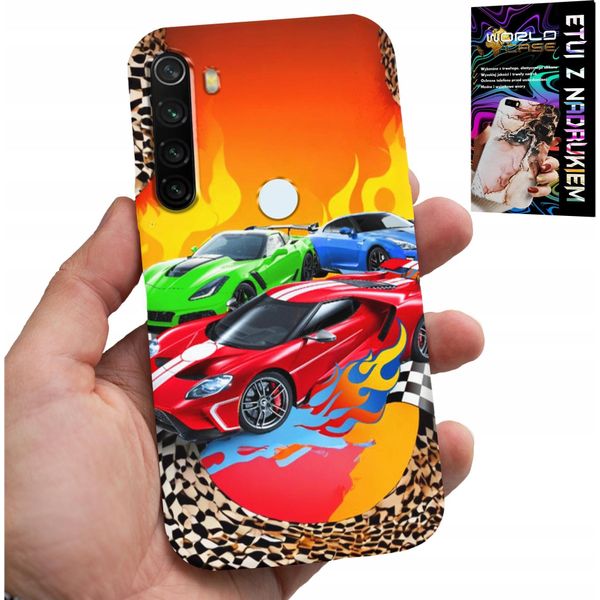 Custodia Per Xiaomi Note 8T - Per Bambini, Auto Da Corsa + Vetro-image