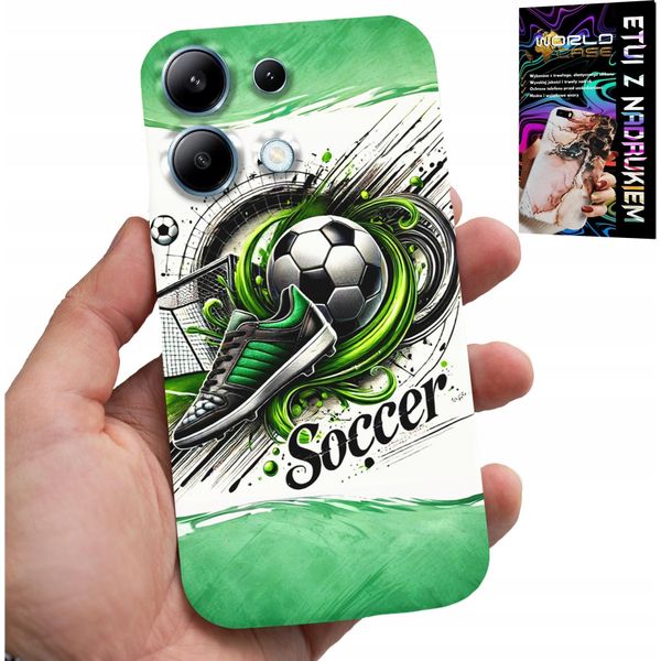 Custodia Per Xiaomi Note 13 4G - Calcio, Custodia Da Calcio + Vetro-image