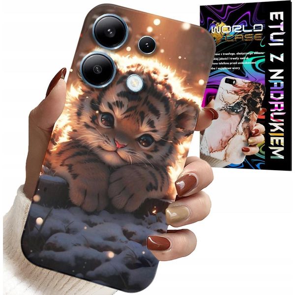 Custodia Per Xiaomi Note 13 4G - Custodia Stampata Con Una Tigre Carina-image
