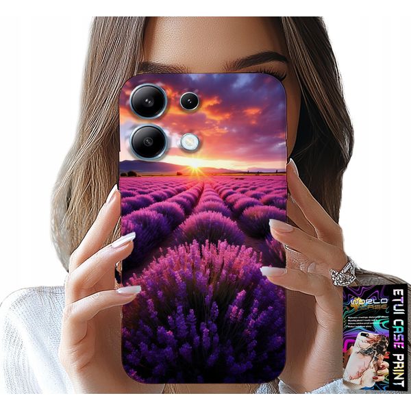 Custodia Per Xiaomi Note 13 4G - Campo Di Lavanda, Bellissimi Paesaggi, Motivi-image