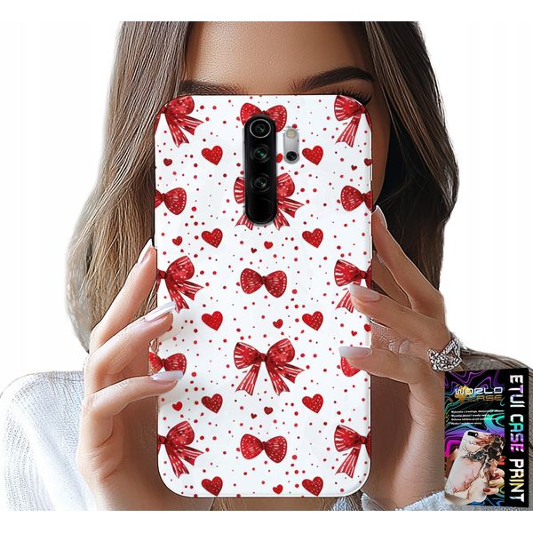 Custodia Per Xiaomi Note 8 Pro - Nastri Rossi Motivi Alla Moda-image
