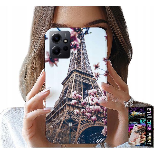 Custodia Per Xiaomi Note 12 4G - Paris Eiffel Tower Beautiful Places Backplates-image