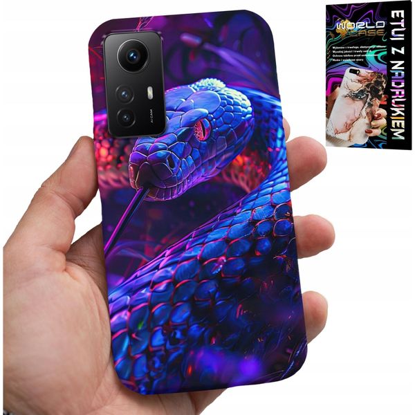 Custodia Per Xiaomi Note 12S 4G - Serpente Cobra Serpente A Sonagli Custodia Rettile + Foil-image