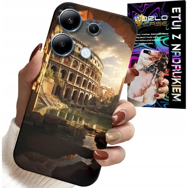Custodia Per Xiaomi Note 14S - Roma Colosseo Romani Antichità-image